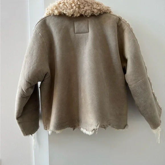 Milena Silvano Aviator Jacket Rare Archival Piece